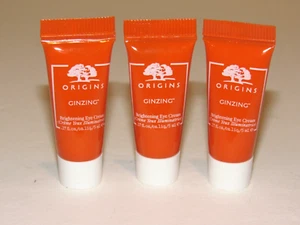3 Origins Ginzing Brightening Eye Cream 0.17 Each 0.5 Oz Total Equals Full Size - Picture 1 of 1