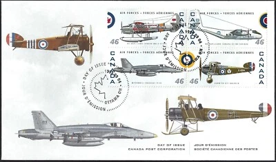 🍁Canada  #1808 cdgh   "CANADIAN AIR FORCE"    Brand New  1999 First Day Cover - Image 1 of 2