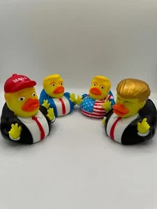 Donald Trump Gummiente für Jeep Ducking 2024 MAGA Rallye Kampf Präsident Vance - Bild 1 von 46
