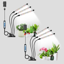 Wolezek Grow Light, 2 Pack 6000K Full Spectrum Grow Lights for Indoor Plants, ON
