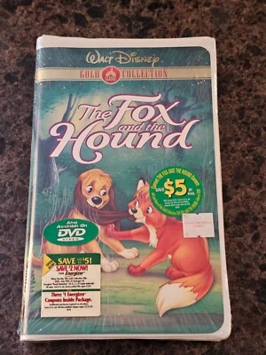 BRAND NEW The Fox And The Hound (VHS; 2000) RARE Sealed OOP *SEE NOTE* - Image 1 of 3