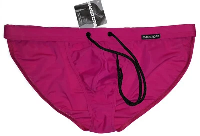 Manstore Badehose Größe L/6 Badeslip Beachtanga Microtanga Badetanga fuchsia - Bild 1 von 2
