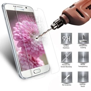 Tempered Glass Screen Protector + Clear Gel Case for Samsung Galaxy S6 SM-G920 - Picture 1 of 4