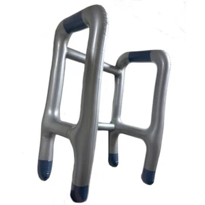 Inflatable Zimmer Frame Elderly Fancy Dress Funny Prop Accessory - Picture 1 of 2