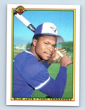 1990 Bowman Tony Fernandez Toronto Blue Jays #524