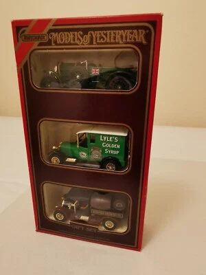Boxed Set of 4 Matchbox Models of Yesteryear Vintage Diecast Vehicles - Image 1 of 4