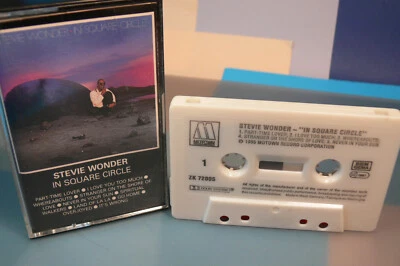 stevie wonder in square circle cassette tape - Image 1 of 2