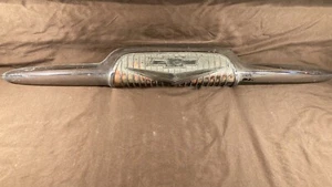 1956 57 Chevrolet Pickup Truck V8 Hood Emblem 3725691 Ornament Chevy 58 GM OE - Picture 1 of 24
