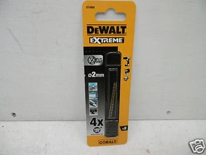 DEWALT DT4900 2MM HSS E INDUSTRIAL COBALT METAL DRILL BITS PACK X 2 - Picture 1 of 1