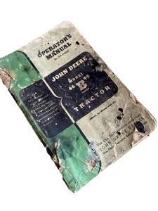 John Deere B Tractors OMR2006 Operators Manual - Picture 1 of 7