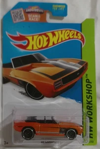 1969 Chevrolet Camaro 1:64 Scale die-cast Model from HW Workshop by Hot Wheels - Picture 1 of 6