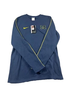 Nike Michigan Wolverines Thermo Shirt Waffelstrick Langarm Herren Small Neu mit Etikett - Bild 1 von 7