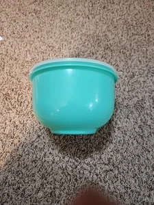 Tupperware 1424 Super CRISP IT Salatbehälter Y Deckel Spike Jadeitgrün Vintage - Bild 1 von 7