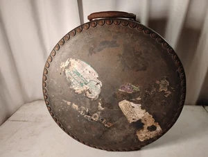 Estuche de almacenamiento de tambor de fibra vulcanizada Leedy de colección años 30-40 caja dura carcasa - Imagen 1 de 6