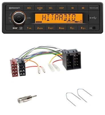 Continental 1DIN DAB MP3 AUX USB Autoradio für Mercedes E-Klasse W210 1995-2002 - Bild 1 von 4
