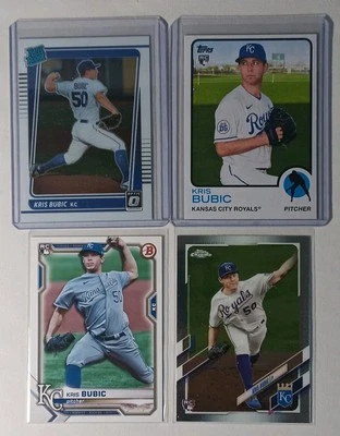 Kris Bubic Rookie Lot (3) Kansas City Royals RC Archives, Topps Chrome 👀 Pics - Image 1 of 4