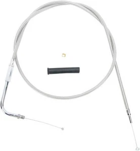 Drag Specialties 0650-0320 Alternativa Largo Trenzado Acelerador Cable 5331104B - Picture 1 of 3