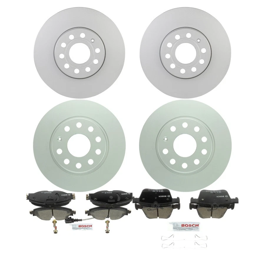 Bosch QuietCast Ceramic Brake Pad and Rotor Kit For 15-19 Volkswagen e-Golf - Image 1 of 4