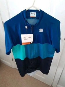 Sportful Mens Snap Summer Short Sleeve Cycling Jersey Medium - Picture 1 of 3