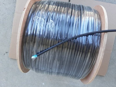 1000FT CAT6 FTP Shielded Indoor Network Ethernet Cable Bulk 23 AWG Black - Image 1 of 4