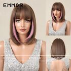 with straight bangs Wig Light and Thin Breathable Wig Full Head Set 14inch 