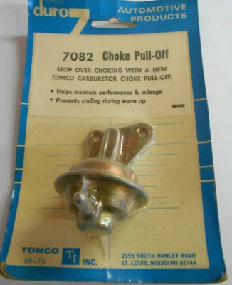 Tomco 7082 Carburetor Choke Pull Off for 1973-86 Chevrolet Buick Rochester MV - Image 1 of 4