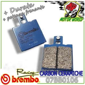 07BB0106 PASTIGLIE BREMBO CERAMICHE POSTERIORI GILERA SP 01 125 1989 - Foto 1 di 1