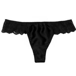 Girls 100% Silk Thongs Bikinis Underwear Panties Size 6-12 Pink Knickers