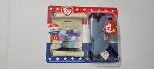 VINTAGE 2000 MCDONALDS TY BEANIE BABY LEFTY THE DONKEY IN ORIGINAL BOX - Picture 1 of 2