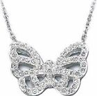NIB Signed SWAROVSKI LORELEI Crystal Butterfly Pendant Necklace #5022432