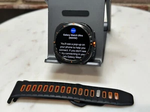 Samsung Galaxy Watch Ultra SM-L705U 47mm - Titanium Gray - (Unlocked) Fair - Zdjęcie 1 z 8
