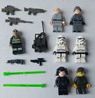 Lego Figures x 7 JOB LOT inc STAR WARS & Accessories 