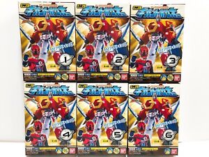 Power Rangers Kyuranger Mini Pla 04 GIGANT HOUOU Megazord All 6 Set Bandai F/S