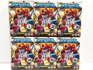 Power Rangers Kyuranger Mini Pla 04 GIGANT HOUOU Megazord All 6 Set Bandai F/S - Picture 1 of 14