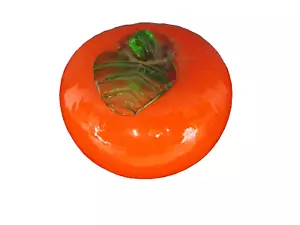 Fruta de vidrio pesado estilo Murano - TOMATE - Imagen 1 de 2