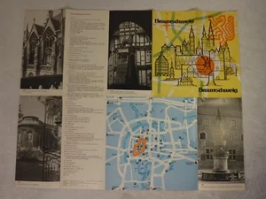 altes Reiseprospekt Faltprospekt Prospekt Braunschweig 1965 - Bild 1 von 5