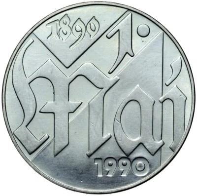 Commemorative coin East Germany GDR 10 Mark 1990 A 1890-1990 1 Mai Labor Day UNC - Image 1 of 2