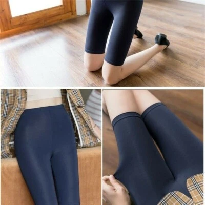 Mujeres Pantalones Cortos de Seguridad Medio Pantalones Leggings Seda Hielo Prendas exteriores Elásticas Ajustadas Verano YM0 Foto 1 de 4