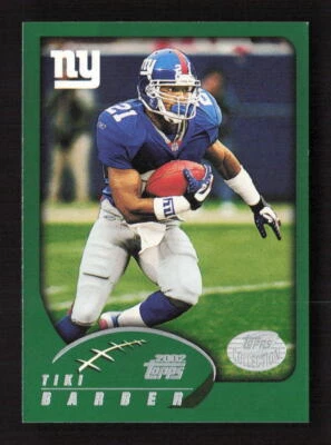 Tiki Barber 2002 Topps #199 Topps Collection New York Giants - Image 1 of 2