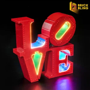 Juego de luces LED BrickBling para LEGO Art LOVE 31214 (Estándar) - Imagen 1 de 7