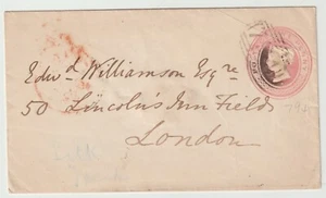 1848? 1d PINK ENV =794= SCARCE NUMERAL & UDC WATTON-NORFOLK TO EDWARD WILLIAMSON - Picture 1 of 2
