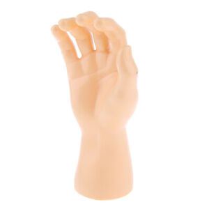 LESS THAN PERFECT MN-HandsM WHITE LEFT Male Mannequin Hand Display