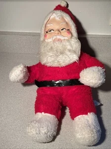 Vintage Rubber Face Santa - Windup  -18"-BJ Toy Co Inc. - Picture 1 of 11
