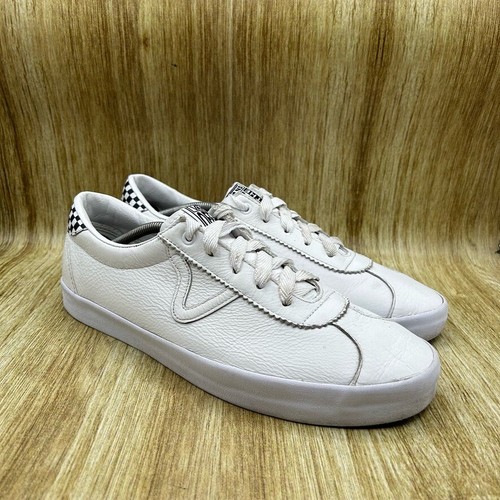 Scarpe da skate Vans Sport basse da uomo taglia 13 bianche a scacchi casual basse