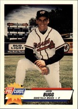 1993 Idaho Falls Braves Fleer/ProCards #4037 Jason Bugg