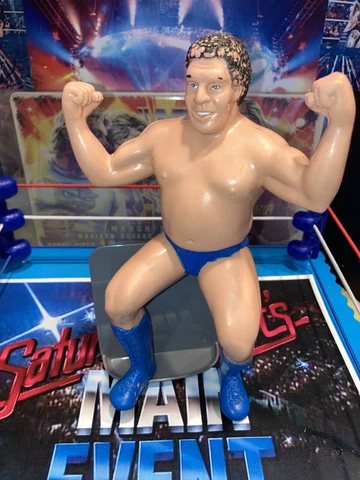 Andre The Giant Short Hair Variant (1985 Series 2) LJN 8" WWF Figure (EXCELLENT) Cover