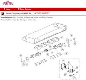 FUJITSU K9603167011MOTOR DC BRUSHLESS ABUA VII MFH-45RV UL AFG 130W 280-336V - Picture 1 of 2