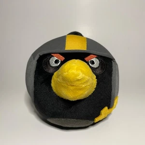 SAMPLE Angry Birds Go! Black Bomb Bird Plush | 2014 5" CWT Collection - Picture 1 of 9