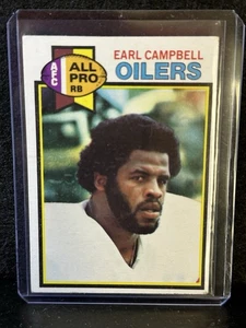Engrasadores Topps Earl Campbell RC #390 1979 - Imagen 1 de 2
