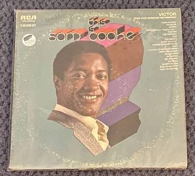 Sam Cooke This is Sam Cooke Double Vinyl LP 1971 RCA Victor VPS-6027(e)  VG - Image 1 of 2